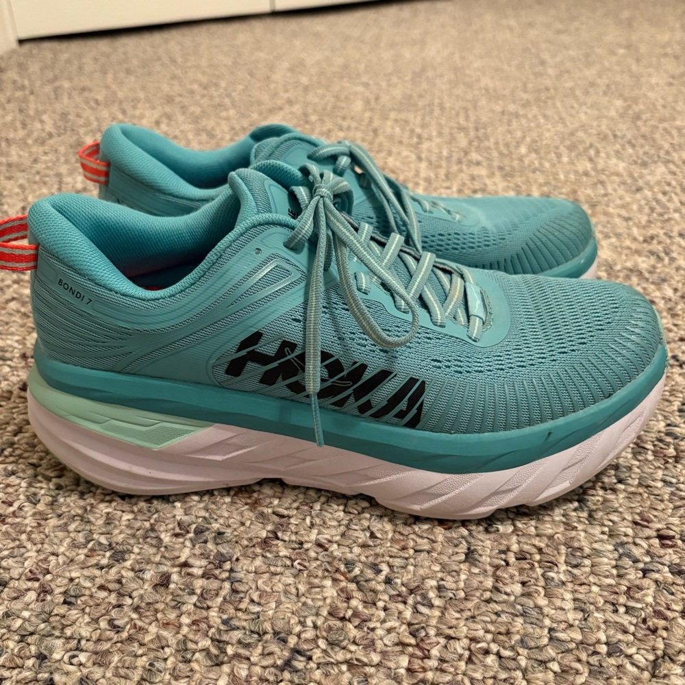 HOKA Bondi 7 Women's Running Shoes - 8 - Picture 3 of 9